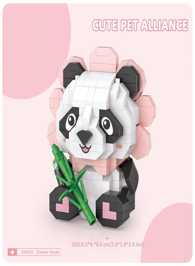 MEIEST 4 PCS Mini Panda Building Blocks Model Set,Cute Panda Collection Particle Construction Building Bricks Toy,Home Decoration - Image 4